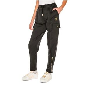 Adidas Originals Cargo Trousers Jogger Wm S Black Casual Pants Streetwear Barrel